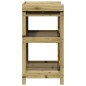vidaXL Tavolo Invaso con Ripiani 82,5x45x86,5 cm Legno Impregnato Pino vidaXL Tavolo Invaso con Ripiani 82,5x45x86,5 cm Legno Impregnato Pino