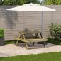 vidaXL Tavolo da Picnic 105x134x75 cm in Legno Impregnato di Pino