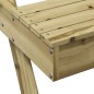 vidaXL Tavolo da Picnic 105x134x75 cm in Legno Impregnato di Pino