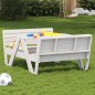 vidaXL Tavolo Picnic per Bambini Bianco 88x122x58 cm Massello di Pino vidaXL Tavolo Picnic per Bambini Bianco 88x122x58 cm Massello di Pino