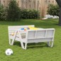 vidaXL Tavolo Picnic per Bambini Bianco 88x122x58 cm Massello di Pino vidaXL Tavolo Picnic per Bambini Bianco 88x122x58 cm Massello di Pino