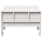 vidaXL Tavolo Picnic per Bambini Bianco 88x122x58 cm Massello di Pino vidaXL Tavolo Picnic per Bambini Bianco 88x122x58 cm Massello di Pino