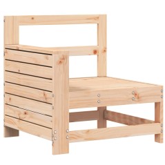 vidaXL Divano senza Braccioli da Giardino 69x62x70,5 cm Massello Pino