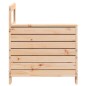 vidaXL Divano senza Braccioli da Giardino 69x62x70,5 cm Massello Pino vidaXL Divano senza Braccioli da Giardino 69x62x70,5 cm Massello Pino