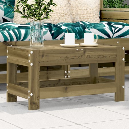 vidaXL Poggiapiedi da Giardino 62x30x32 cm in Legno Impregnato di Pino
