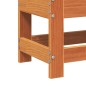 vidaXL Poggiapiedi da Giardino Marrone Cera 62x30x32 cm Massello Pino vidaXL Poggiapiedi da Giardino Marrone Cera 62x30x32 cm Massello Pino