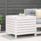 vidaXL Poggiapiedi Giardino Bianco 62x63,5x53,5 cm Legno Massello Pino vidaXL Poggiapiedi Giardino Bianco 62x63,5x53,5 cm Legno Massello Pino