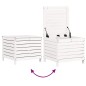 vidaXL Poggiapiedi Giardino Bianco 62x63,5x53,5 cm Legno Massello Pino vidaXL Poggiapiedi Giardino Bianco 62x63,5x53,5 cm Legno Massello Pino