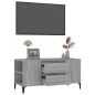 Mobile Porta TV Grigio Sonoma 102x44,5x50 cm Legno Multistrato Mobile Porta TV Grigio Sonoma 102x44,5x50 cm Legno Multistrato