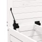 vidaXL Poggiapiedi Giardino Bianco 62x63,5x53,5 cm Legno Massello Pino vidaXL Poggiapiedi Giardino Bianco 62x63,5x53,5 cm Legno Massello Pino