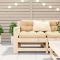vidaXL Divano Giardino Senza Braccioli con Cuscino Legno Massello Pino vidaXL Divano Giardino Senza Braccioli con Cuscino Legno Massello Pino