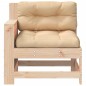 vidaXL Divano Giardino Senza Braccioli con Cuscino Legno Massello Pino vidaXL Divano Giardino Senza Braccioli con Cuscino Legno Massello Pino
