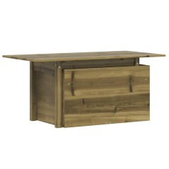 vidaXL Tavolo da Giardino 100x50x75 cm in Legno Impregnato di Pino