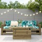 vidaXL Tavolo da Giardino 100x50x75 cm in Legno Impregnato di Pino