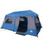 vidaXL Tenda Campeggio 9 Persone Verde Rilascio Rapido Impermeabile