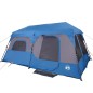 vidaXL Tenda Campeggio 9 Persone Verde Rilascio Rapido Impermeabile