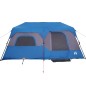 vidaXL Tenda Campeggio 9 Persone Verde Rilascio Rapido Impermeabile