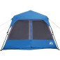vidaXL Tenda Campeggio 9 Persone Verde Rilascio Rapido Impermeabile