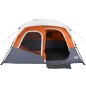 vidaXL Tenda Famiglia LED 6 Persone Grigio/Arancione Rilascio Rapido vidaXL Tenda Famiglia LED 6 Persone Grigio/Arancione Rilascio Rapido