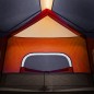 vidaXL Tenda Famiglia LED 6 Persone Grigio/Arancione Rilascio Rapido vidaXL Tenda Famiglia LED 6 Persone Grigio/Arancione Rilascio Rapido