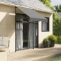 vidaXL Tenda da Sole Retrattile Antracite 150x150 cm Tessuto e Acciaio vidaXL Tenda da Sole Retrattile Antracite 150x150 cm Tessuto e Acciaio