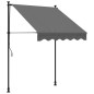 vidaXL Tenda da Sole Retrattile Antracite 150x150 cm Tessuto e Acciaio vidaXL Tenda da Sole Retrattile Antracite 150x150 cm Tessuto e Acciaio