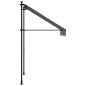 vidaXL Tenda da Sole Retrattile Antracite 150x150 cm Tessuto e Acciaio vidaXL Tenda da Sole Retrattile Antracite 150x150 cm Tessuto e Acciaio