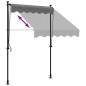 vidaXL Tenda da Sole Retrattile Antracite 150x150 cm Tessuto e Acciaio vidaXL Tenda da Sole Retrattile Antracite 150x150 cm Tessuto e Acciaio
