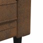 vidaXL Divano Chesterfield a 2 Posti Marrone in Tessuto vidaXL Divano Chesterfield a 2 Posti Marrone in Tessuto