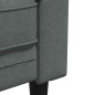 vidaXL Divano Chesterfield a 3 Posti Grigio Scuro in Tessuto vidaXL Divano Chesterfield a 3 Posti Grigio Scuro in Tessuto