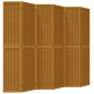 vidaXL Divisorio Ambienti 6 Pannelli Marrone Legno Massello Paulownia vidaXL Divisorio Ambienti 6 Pannelli Marrone Legno Massello Paulownia