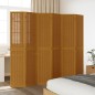 vidaXL Divisorio Ambienti 6 Pannelli Marrone Legno Massello Paulownia vidaXL Divisorio Ambienti 6 Pannelli Marrone Legno Massello Paulownia