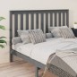 Testiera per Letto Grigia 156x6x101cm in Legno Massello di Pino Testiera per Letto Grigia 156x6x101cm in Legno Massello di Pino