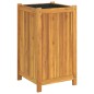 vidaXL Fioriera Giardino con Rivestimento 42x42x75 cm Massello Acacia vidaXL Fioriera Giardino con Rivestimento 42x42x75 cm Massello Acacia