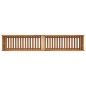 vidaXL Fioriera Giardino con Rivestimento 199x38,5x50 Massello Acacia