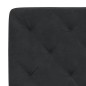 vidaXL Letto con Materasso Nero 100x200 cm in Velluto vidaXL Letto con Materasso Nero 100x200 cm in Velluto
