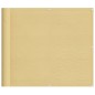 vidaXL Paravento da Balcone Sabbia 90x300 cm 100% Poliestere Oxford vidaXL Paravento da Balcone Sabbia 90x300 cm 100% Poliestere Oxford