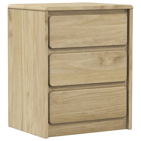vidaXL Comodino SAUDA Rovere 44x35x56 cm in Legno Massello di Pino