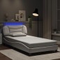 vidaXL Giroletto con Luci LED Bianco 100x200 cm in Similpelle vidaXL Giroletto con Luci LED Bianco 100x200 cm in Similpelle