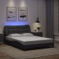 vidaXL Giroletto con Luci LED Grigio 140x200 cm in Similpelle vidaXL Giroletto con Luci LED Grigio 140x200 cm in Similpelle