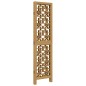 vidaXL Divisorio Ambienti 4 Pannelli Marrone Legno Massello Paulownia vidaXL Divisorio Ambienti 4 Pannelli Marrone Legno Massello Paulownia