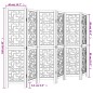 vidaXL Divisorio Ambienti 6 Pannelli Marrone Legno Massello Paulownia vidaXL Divisorio Ambienti 6 Pannelli Marrone Legno Massello Paulownia