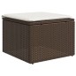 vidaXL Set Divano da Giardino 6 pz con Cuscini Marrone in Polyrattan vidaXL Set Divano da Giardino 6 pz con Cuscini Marrone in Polyrattan