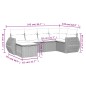 vidaXL Set Divano da Giardino 6 pz con Cuscini Marrone in Polyrattan vidaXL Set Divano da Giardino 6 pz con Cuscini Marrone in Polyrattan