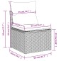 vidaXL Set Divano da Giardino 6 pz con Cuscini Marrone in Polyrattan vidaXL Set Divano da Giardino 6 pz con Cuscini Marrone in Polyrattan