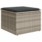 vidaXL Set Divano da Giardino 9pz con Cuscini Grigio Chiaro Polyrattan vidaXL Set Divano da Giardino 9pz con Cuscini Grigio Chiaro Polyrattan