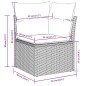 vidaXL Set Divano Giardino 10 pz con Cuscini Grigio Chiaro Polyrattan vidaXL Set Divano Giardino 10 pz con Cuscini Grigio Chiaro Polyrattan