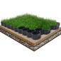 vidaXL Griglie per l'Erba 16 pz Nere 60x40x3 cm in Plastica vidaXL Griglie per l'Erba 16 pz Nere 60x40x3 cm in Plastica