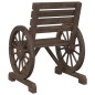 vidaXL Set Salotto da Giardino 3 pz in Legno Massello di Abete
