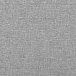 vidaXL Letto a Molle Materasso e LED Grigio Chiaro 120x190 cm Tessuto